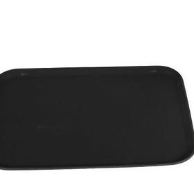 Globy 56x68.5 cm Siyah Oval Kaymaz Tepsi