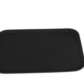 Globy 56x68.5 cm Siyah Oval Kaymaz Tepsi