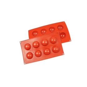 Globy 8'li Silikon Yarım Küre Tartolet Kalıbı
