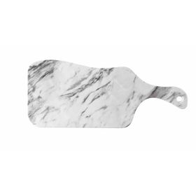 Globy Açık Büfe 39x16.5x1.8 cm Melamin Mermer Desen Servis Sunum Tabağı