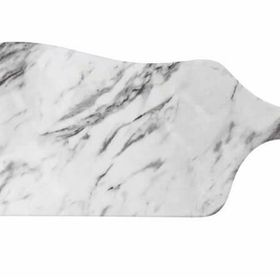 Globy Açık Büfe 39x16.5x1.8 cm Melamin Mermer Desen Servis Sunum Tabağı