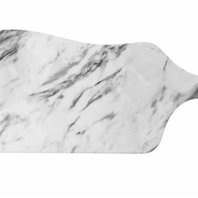 Globy Açık Büfe 39x16.5x1.8 cm Melamin Mermer Desen Servis Sunum Tabağı