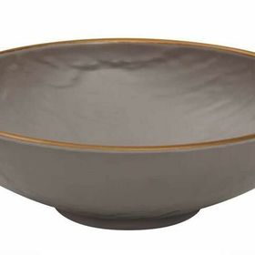 Globy Açık Büfe Gold 23x23x7 cm Melamin Yuvarlak Servis Kasesi