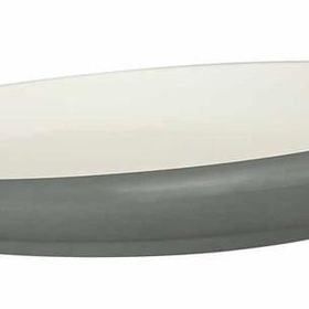 Globy Açık Büfe Gri 27.9x4.4 cm Eğimli Servis Sunum Tabağı