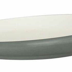 Globy Açık Büfe Gri 27.9x4.4 cm Eğimli Servis Sunum Tabağı
