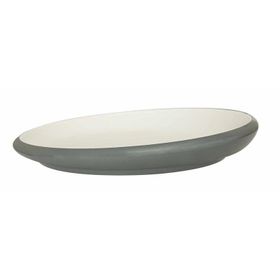 Globy Açık Büfe Gri 27.9x4.4 cm Eğimli Servis Sunum Tabağı