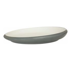 Globy Açık Büfe Gri 27.9x4.4 cm Eğimli Servis Sunum Tabağı