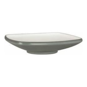 Globy Açık Büfe Gri 27x27x6.1 cm Kare Çukur Tabak