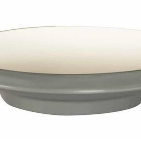 Globy Açık Büfe Gri 28.7x5.9 cm Ayaklı Yuvarlak Çukur Tabak
