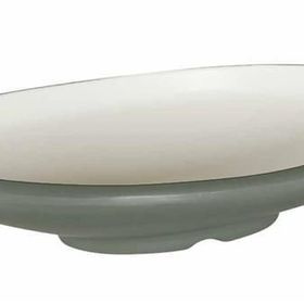 Globy Açık Büfe Gri 30x22x6 cm Oval Sunum Tabağı