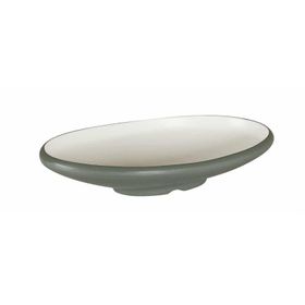 Globy Açık Büfe Gri 30x22x6 cm Oval Sunum Tabağı