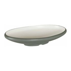 Globy Açık Büfe Gri 30x22x6 cm Oval Sunum Tabağı
