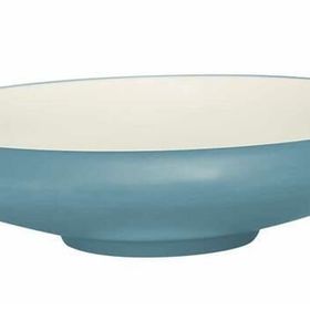 Globy Açık Büfe Mavi 24.8x6 cm Yuvarlak Çukur Tabak