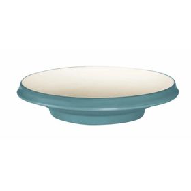 Globy Açık Büfe Mavi 26.6x5.7 cm Ayaklı Yuvarlak Çukur Tabak