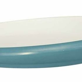 Globy Açık Büfe Mavi 27.9x4.4 cm Eğimli Servis Sunum Tabağı