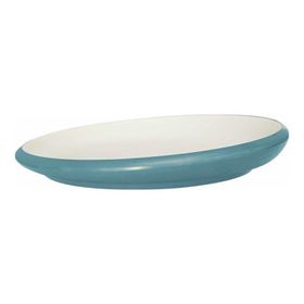 Globy Açık Büfe Mavi 27.9x4.4 cm Eğimli Servis Sunum Tabağı