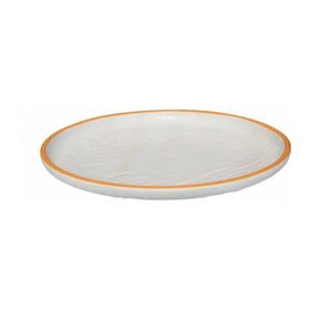 Globy Açık Büfe Orange 28x28x3.2 cm Yuvarlak Servis Sunum Tabağı