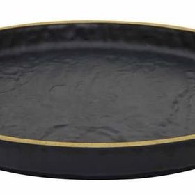 Globy Açık Büfe Yellow 29x29x3 cm Yuvarlak Servis Sunum Tabak