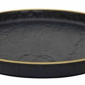 Globy Açık Büfe Yellow 29x29x3 cm Yuvarlak Servis Sunum Tabak
