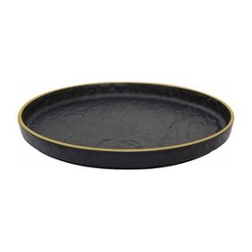 Globy Açık Büfe Yellow 29x29x3 cm Yuvarlak Servis Sunum Tabak