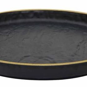 Globy Açık Büfe Yellow 29x29x3 cm Yuvarlak Servis Sunum Tabak