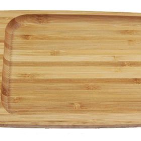 Globy Bambu 34x13 cm Bölmeli Tepsi
