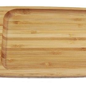 Globy Bambu 34x13 cm Bölmeli Tepsi