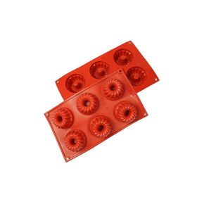 Globy D058 Silikon 6'lı Muffin Kek Kalıbı