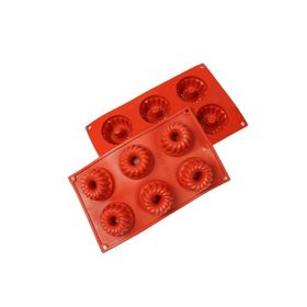 Globy D058 Silikon 6'lı Muffin Kek Kalıbı