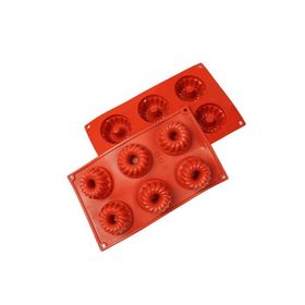 Globy D058 Silikon 6'lı Muffin Kek Kalıbı