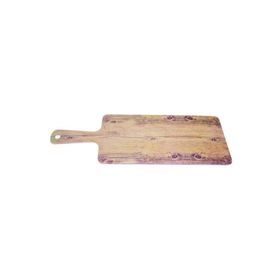 Globy Melamin 48x19 cm Ahşap Desenli Sunum Tabağı