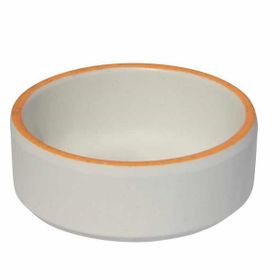 Globy Melamin Beyaz 8x8x3 cm 6'lı Mini Yuvarlak Sos Kase