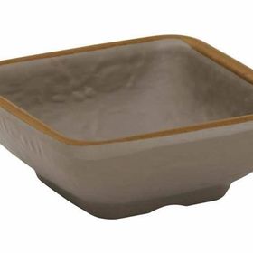 Globy Melamin Gold 8x8x3 cm 6'lı Mini Kare Sos Tabak