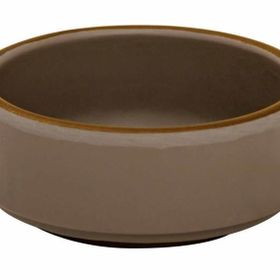 Globy Melamin Kahverengi 8x8x3 cm 6'lı Mini Yuvarlak Sos Kase