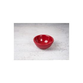 Globy Melamin Minimal Kırmızı 6 Adet 7.3x3 cm Kase Sosluk