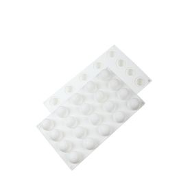 Globy Mousse 3D Silikon Profesyonel Mini Yuvarlak 20'li Kek Tatlı Kalıbı
