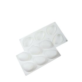Globy Mousse 3D Silikon Profesyonel Taş Şeklinde 6'lı Kek Tatlı Kalıbı