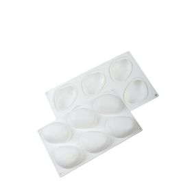 Globy Mousse 3D Silikon Profesyonel Taş Şeklinde 6'lı Kek Tatlı Kalıbı