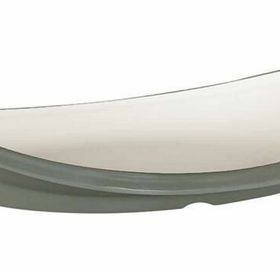 Globy Oval Gri 30,4x23x6 cm Sunum Tabağı