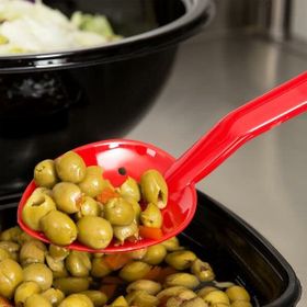 Globy Polikarbon 30 cm Kırmızı Servis Kaşığı
