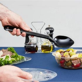 Globy Polikarbon 34 cm Siyah Servis Kaşığı