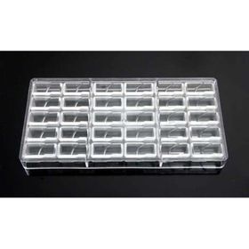 Globy Polikarbon Çikolata Kalıbı Dikdörtgen 21x28 mm