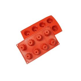 Globy Silikon Mini Kek Kalıbı, Muffin Kalıbı 8'li D057