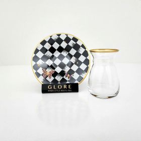 Glore 12x150 ml Emma Altın Yaldızlı Çay Bardağı Seti