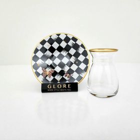 Glore 12x150 ml Emma Altın Yaldızlı Çay Bardağı Seti