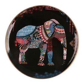Glore 26 cm Elephant Siyah Tekli Servis Tabak