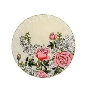 Glore 26 cm Roseline Krem Tekli Servis Tabak