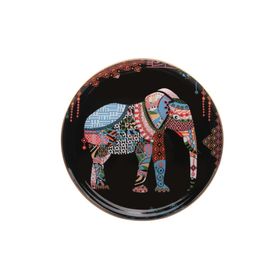 Glore 27036 31 cm Elephant Siyah Tepsi