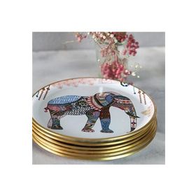 Glore 28042 26 cm 6'lı Elephant Beyaz Servis Tabağı