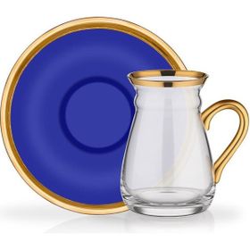 Glore Camillow Kobalt Kulplu Çay Seti